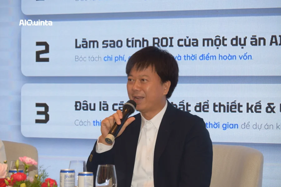 Mr. Andy Tran, CEO of New Ocean IS and AIQuinta, speaker at the Building the Self-Operating Enterprise workshop.